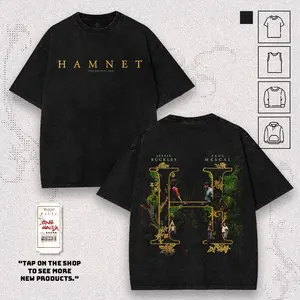 Hamnet 2025 Movie Vintage Graphic Tees, TankTop, Hoodies, Sweatshirt Premium Cotton Pre-Washed Fabric Menswear American Shirt Made Soft Durable S-5XL