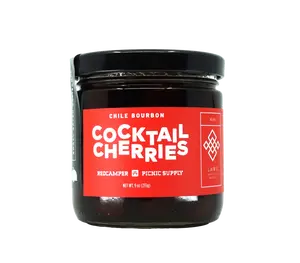 Chile Bourbon Cocktail Cherries: Proper Size