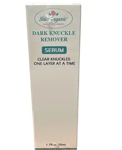 Sha's Organic Dark Knuckle Remover Clarifying Serum 1.7 fl oz  for Clearing Knuckles One Layer at a Time