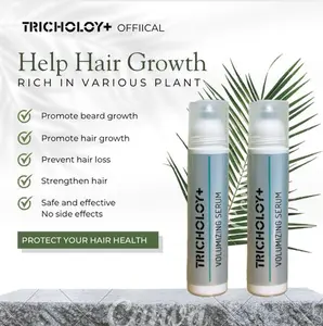Tricholoy Nourishing Scalp Roll-On Serum | 3% Rosemary Pea Sprout Moringa | Easy Precision Applicator | Gentle Non-Oily Formula