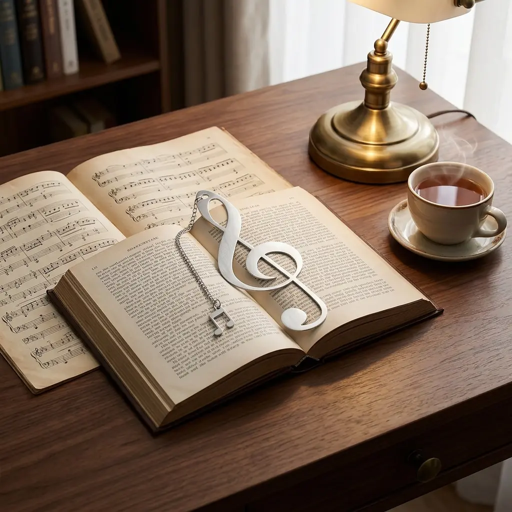 Stainless Steel Bookmark, Slim Metal Page Marker, Multiple Designs, Gift for Readers and Book Lovers