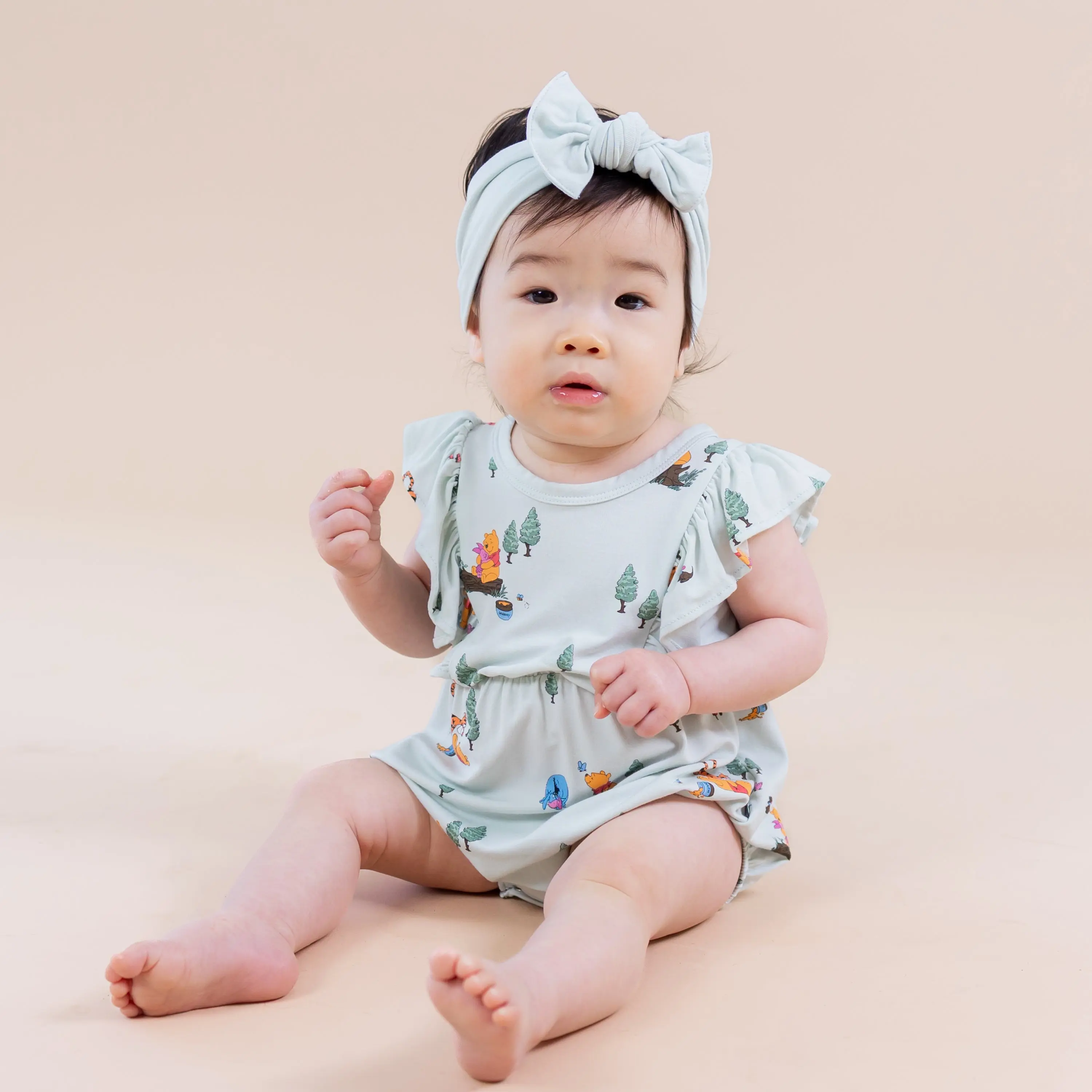 Bubble Romper in Winnie the Pooh Hundred Acre Wood Bubble Romper in Winnie the Pooh Hundred Acre Wood