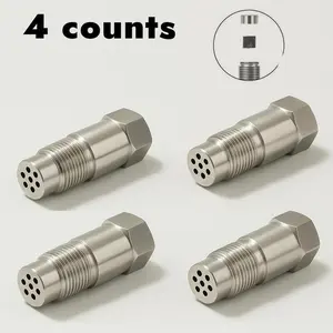Stainless Steel Connector, Multi-Purpose Straight Thread Connector for DIY Mechanical Repairs