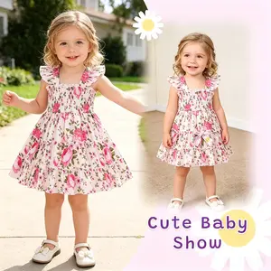 SummerVibes Girl Dress Kids Sleeveless Ruffle Dresses for Girls Summer Outfits Beach Sundress kids clothes Summerdresses