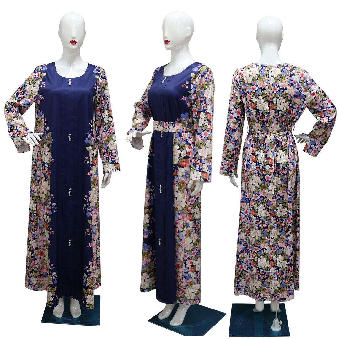 Elegant Muslim Maxi Dress – Modest Middle Eastern Fashion