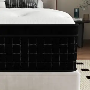 12/14 Inch Twin Full Queen King Size Mattress Hybrid Pocket Spring Memory Foam Medium Firm Luxury Body Support Bedroom Hotel Mattresses