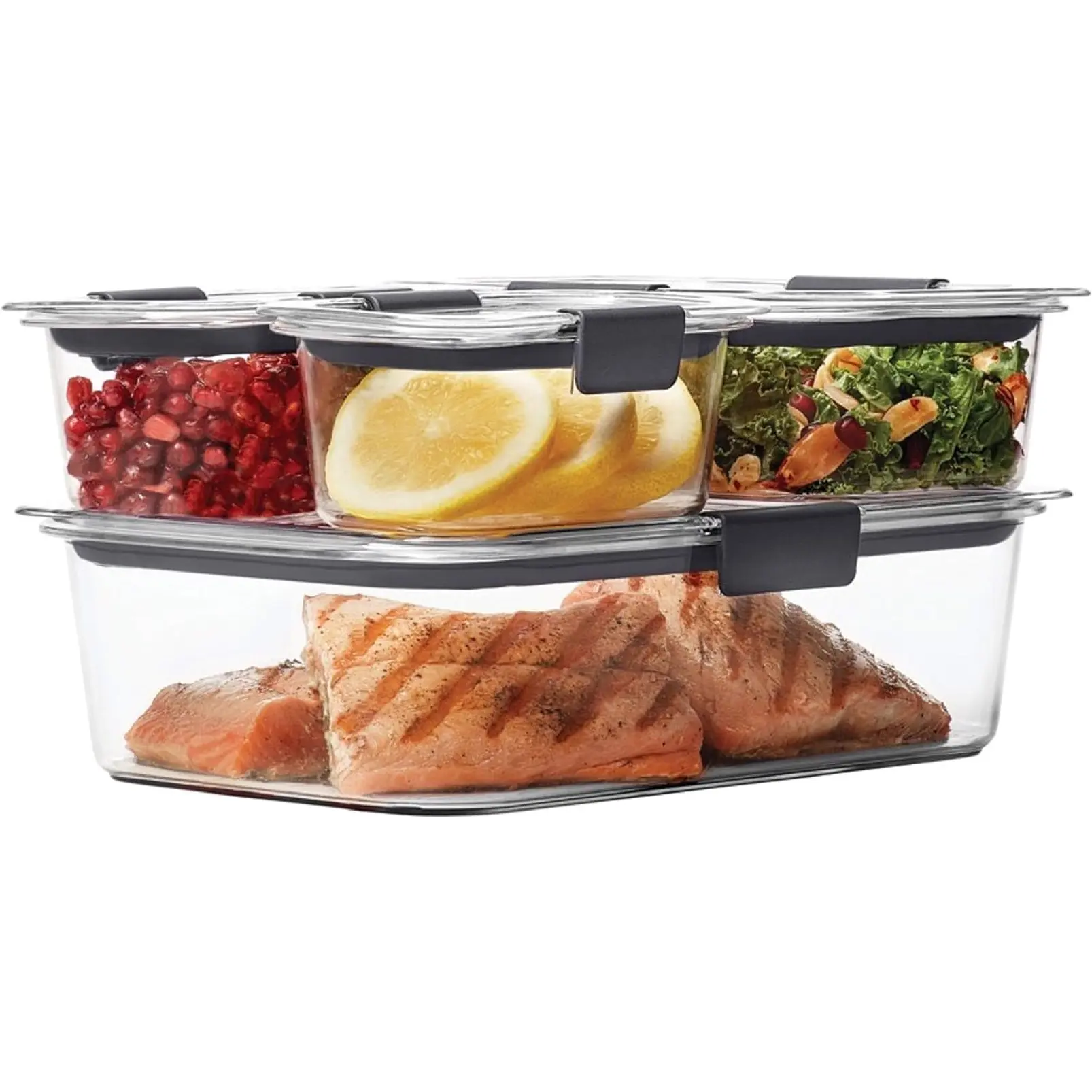 Set Of 4 Assorted Containers