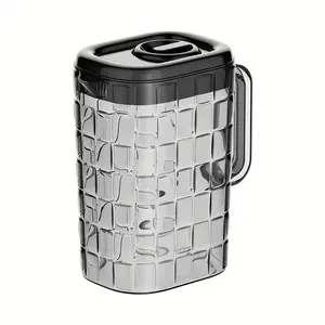High-Quality Cold Water Jug, Water Pitcher for Home Office Outdoor Use, Large Capacity 67.63oz Heat-Resistant Plastic, Ice Texture Design, Modern Kitchen Set