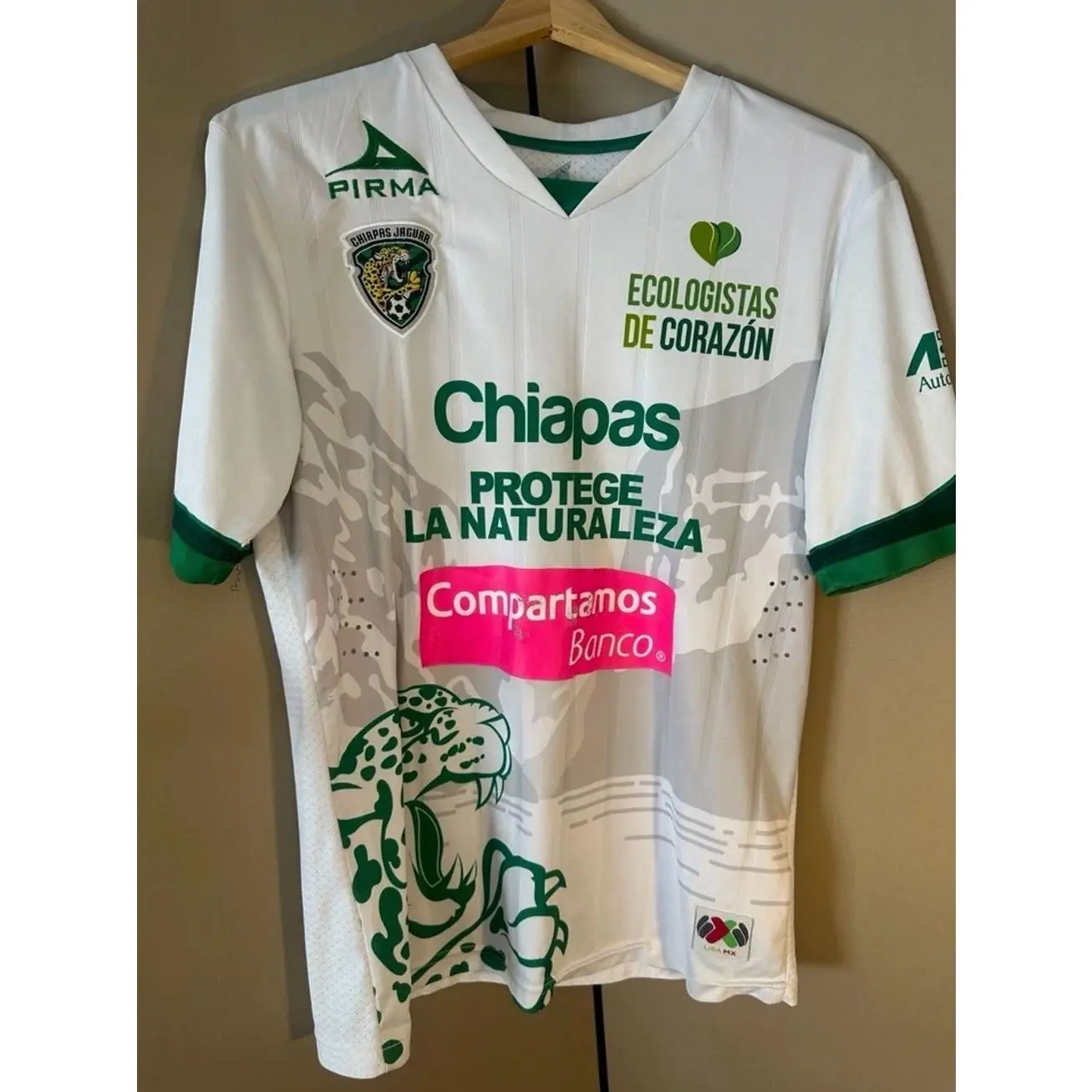 Jaguares Chiapas 2015 2016 Match Issued Home Jersey #31 Pirma Liga MX AOP Jersey FT0