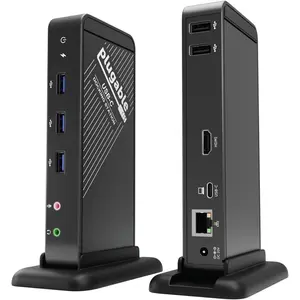 Plugable UD-CA1A 9-in-1 USB-C Docking Station - Black