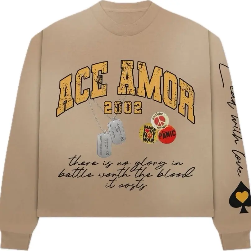 Dog Tag Longsleeve - Beige