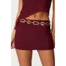 Oval Chain Belt