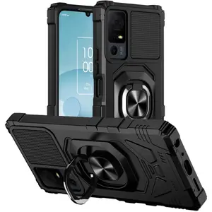 For Lively Jitterbug Smart4 /TCL 40 XL / TCL 40 T Armor Magnetic Case with Ring & Magnetic Mount