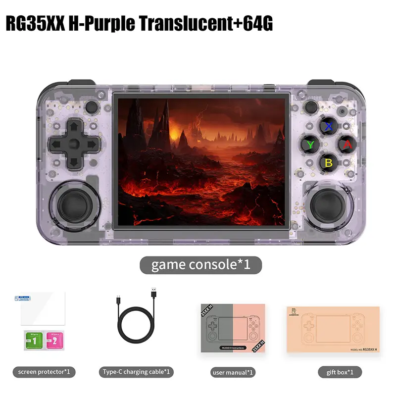 RG35XXH-Purple Translucent+64G