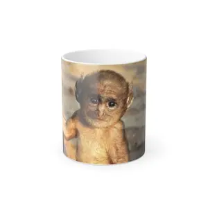 Hilarious Monkeys| Baby Monkey Color-Changing Mug  – 11 oz | Funny Mugs |