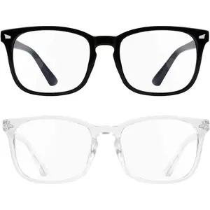 2 PCS Blue Light Glasses for Woman, Blue Light Glasses Men Bluelight Blocking Glasses Eyeglasses For Reading Gaming