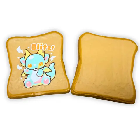 iBloom Squishy Mini Milk Toast Electric Dragon Blitz Soft Scented Slow Rising Stress Relief