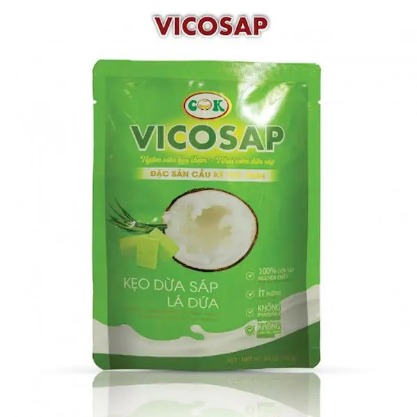 PANDAN LEAF MACAPUNO COCONUT CANDY KẸO DỪA SÁP LÁ DỨA 3.5 OZ
