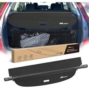 Nilight Cargo Cover Fit for Subaru Outback 2010 2011 2012 2013 2014, Retractable Privacy Security Shield Shade Rear Trunk Cover, with Trunk Storage Net, Uv Protection, Power Liftgate Vehicle Car Accessory