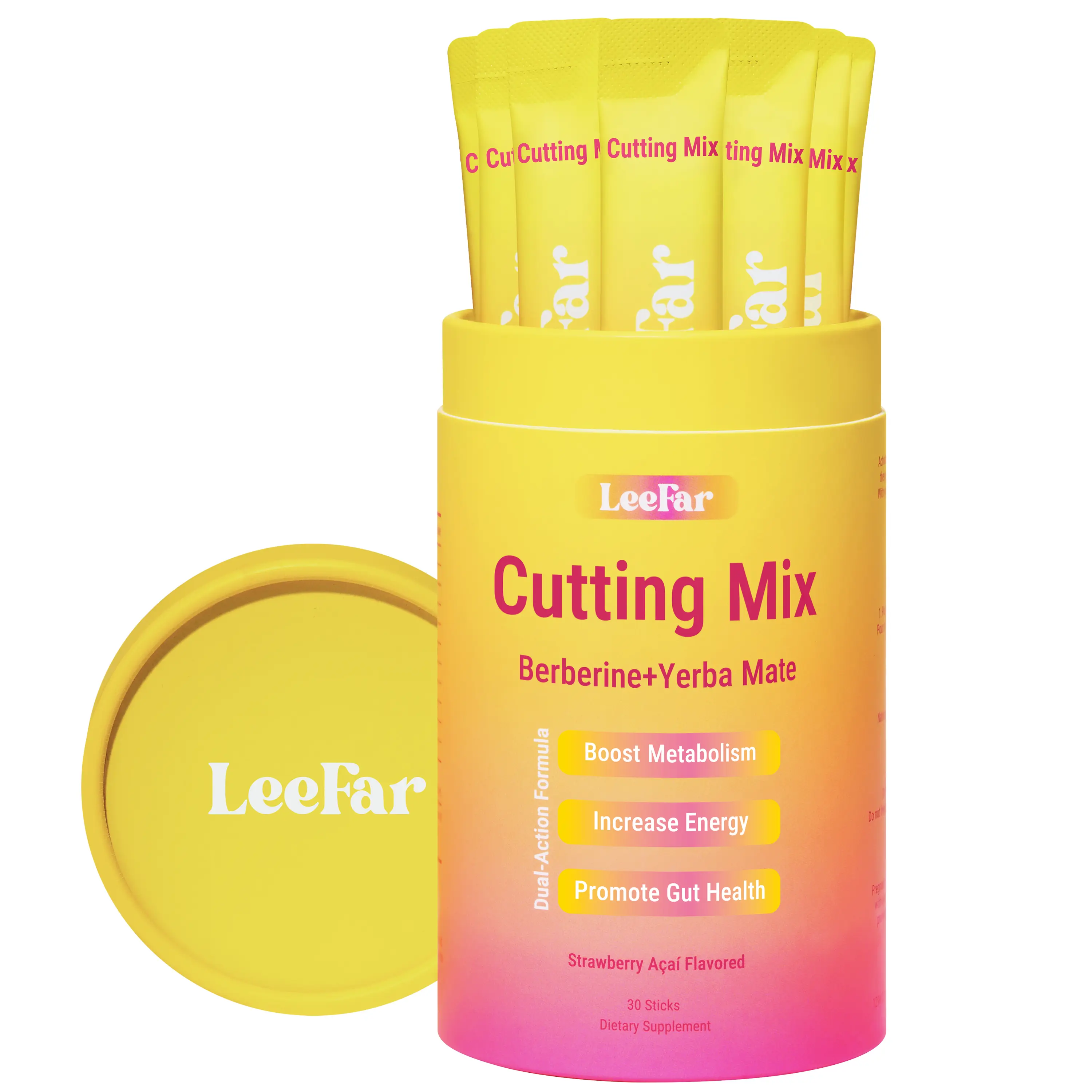 LeeFar Cutting Drink Mix –| Strawberry Açaí Flavor – 30 Servings LeeFar Cutting Drink Mix –| Strawberry Açaí Flavor – 30 Servings