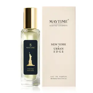 Maytime New York Scented Journeys Perfume 30ml – Urban Edge | Eau de Parfum | Woody Oriental with Leather & Patchouli | Long-Lasting
