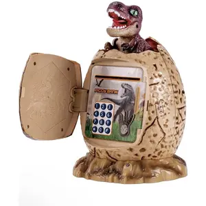 Dinosaur Egg ATM Piggy Bank for Kids Electronic Password Mini Safe for Money