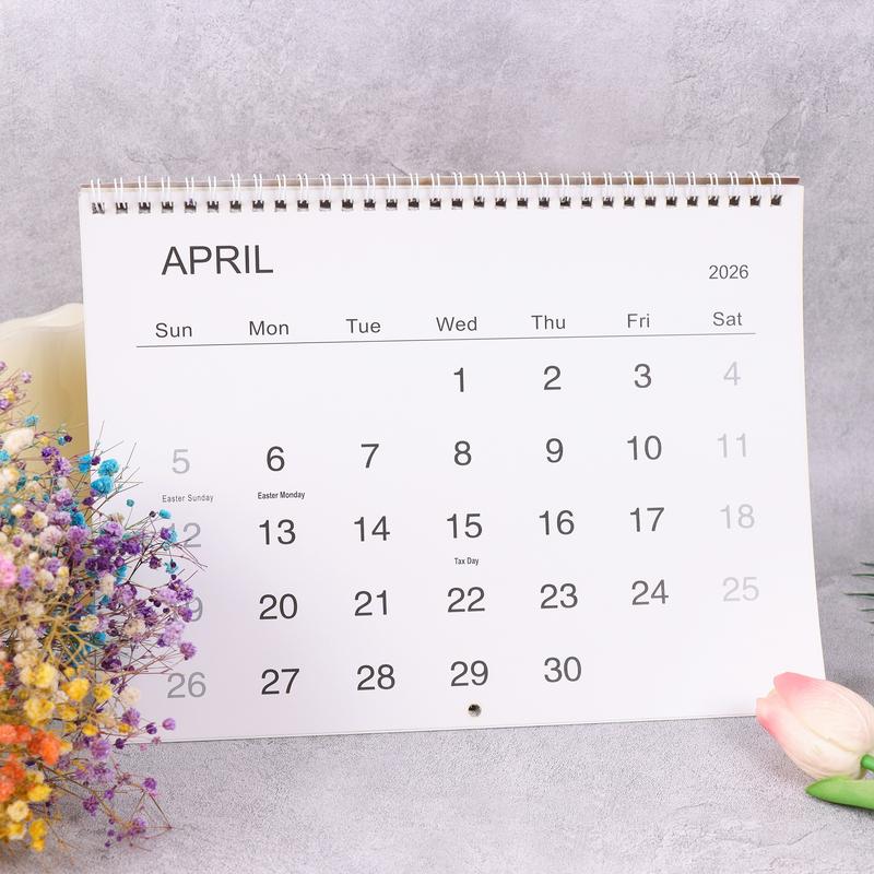 2026 Highland Cow Doodle Typography Calendar, Cute Monthly Planner, Fun Farm Animal Theme, Perfect Gift for Animal Lovers, High-Quality Print, Artistic Design