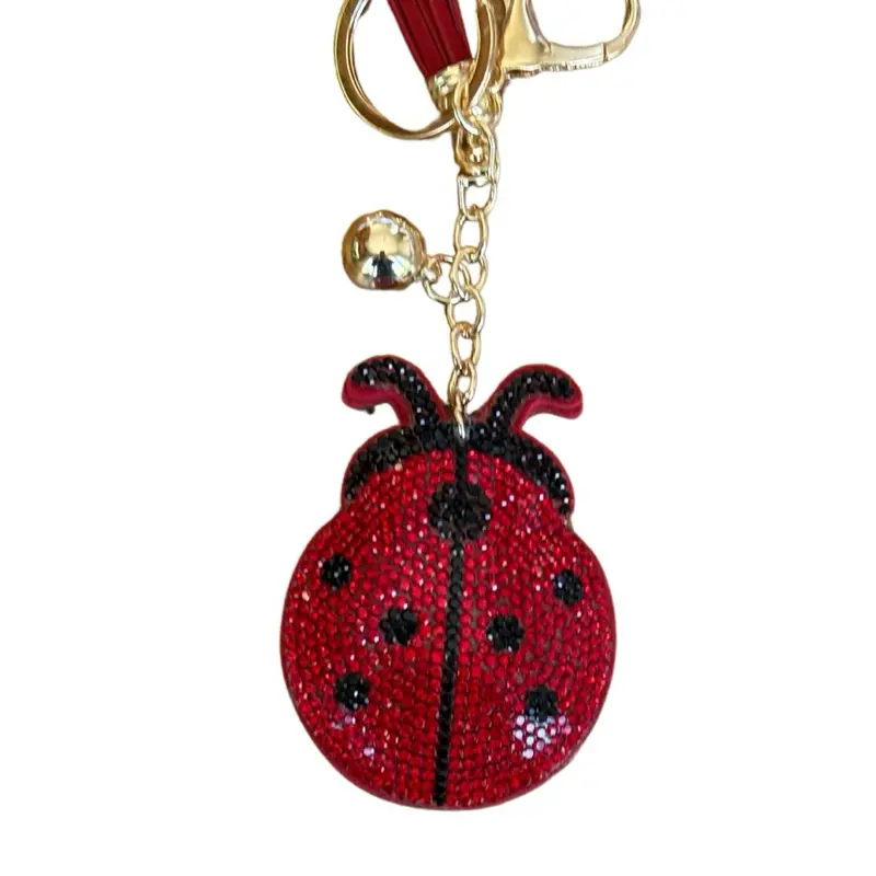 Red Ladybug, Silver Hardware