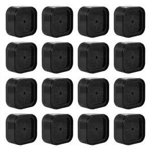 Furniture Risers Adjustable Bed Risers 1.38In Stackable Heavy Duty Bed Lifts Risers Square Bed Raising Blocks 16 Pcs