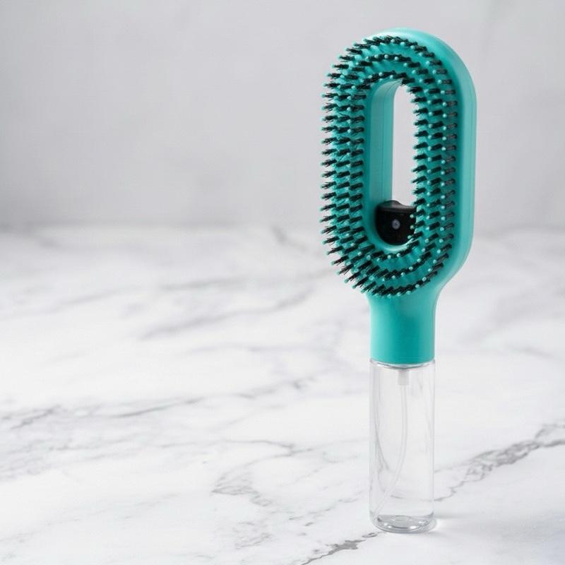 Holics Beauty AquaBrush Misting Hair Brush for Smooth and Shiny Hair Care