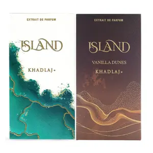 Khadlaj Island 2 Piece Bundle Set (Khadlaj Island Extrait De Parfum, 3.4 Ounce & Khadlaj Island Vanilla Dunes Extrait de Parfum Spray, 3.4 Ounce)