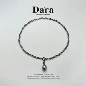 【Dara】Tahitian Pearl Seawater Pearl Necklace 13-15mm X5420001