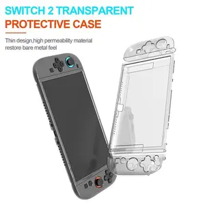 Switch2 Crystal Protective Case, Durable Design for Switch2 Devices, Enhances Device Aesthetics & Protection, Ideal Gift for Tech Enthusiasts