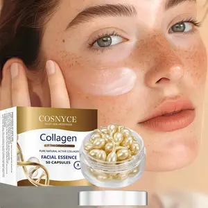 50 Capsules Rich in Collagen, Unisex Skin Care Supplement, Moisturizing & Hydrating, Tightening & Brightening, Essential Ingredients, Beauty Collagen