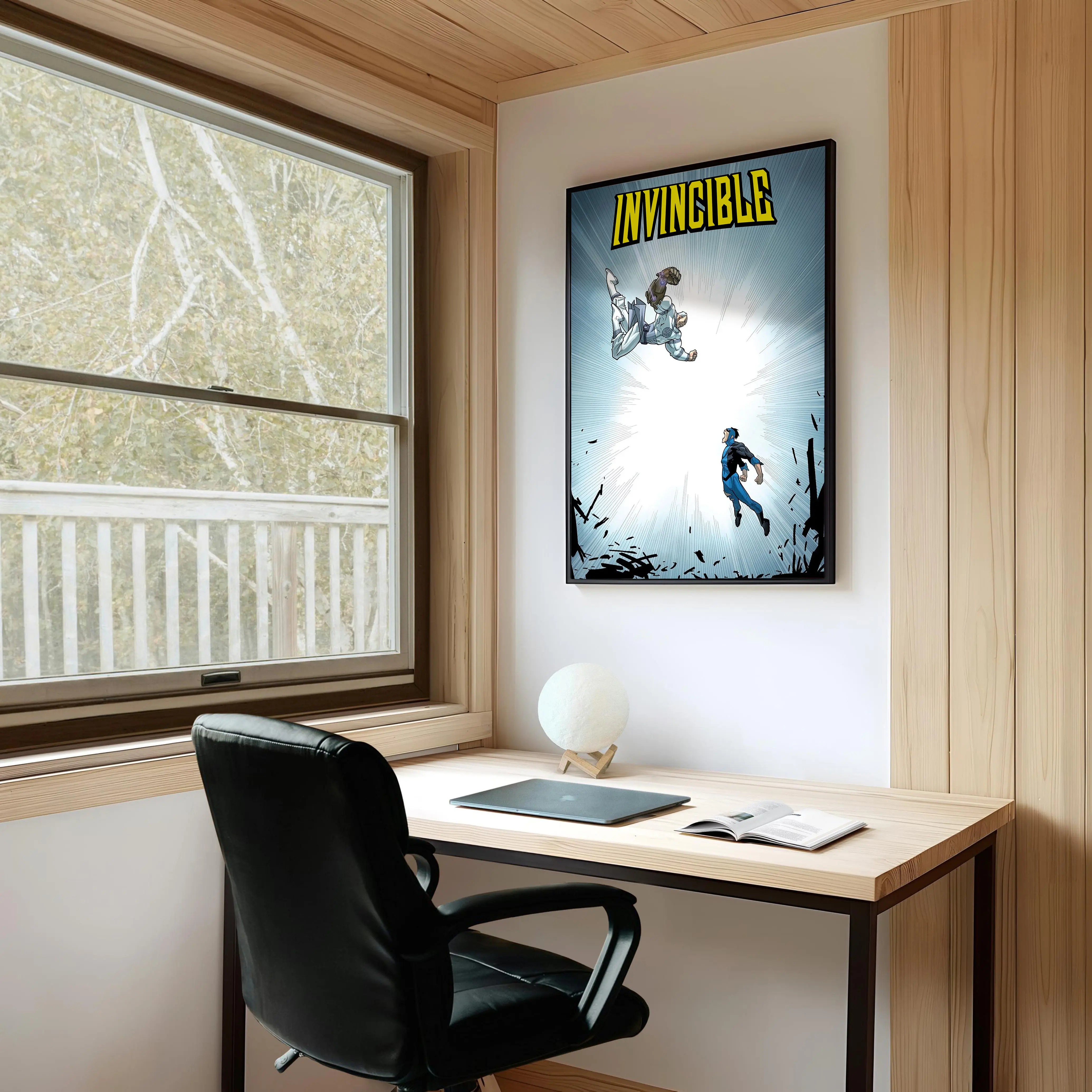 Invincible vs Conquest poster no frame - TikTok Shop