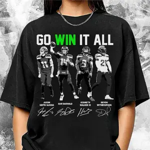 100% Cotton Unsiex Vintage Seattle Football Tee, Retro Game Day Champion Pride Shirt, Football Fan Gift