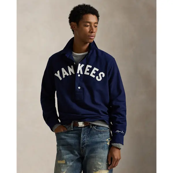 Polo Ralph Lauren - Yankees Chamois Shirt - TikTok Shop
