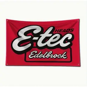 3x5ft Racing Flag Banners - Inspirational Design, Easy-Hanging Hole Clip, Home & Party Decor for Garage or Man Cave to Add Dynamic Look to Spaces