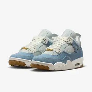 Jordan 4 Retro TEX Denim Worn Blue (Women's) IB6716-100 New