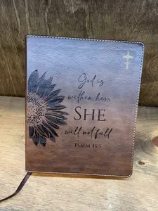 God is within Her-PERSONALIZED NIV Journaling Bible- Add Your Name - CUSTOM