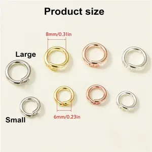one box mixed color 2 sizeJump Rings For Jewelry Making Open Jump Rings For teen girls trendy stuff Keychains And Necklace Jewelry Making Findings