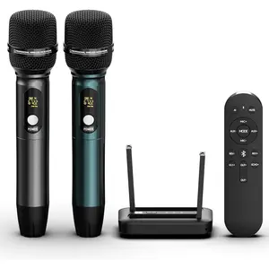 Portable Karaoke Machine with AI Voice Removal & Studio-Grade Reverb -  Microphones System,  5.0, Professional Mics for  Singing