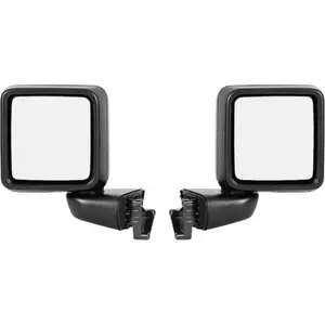 HECASA Power Mirror Pair Compatible with 2018-2023 Jeep Wrangler JL 2020-2023 Jeep Gladiators Replacement for 68281891AE 68281890AE Rear View Mirror Left and Right Side 5 Pin