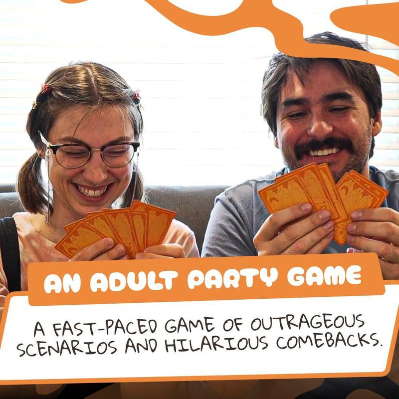 Adult Card Game - Hilarious Party Game for 3-10 Players - Quick Easy Setup - Perfect Stocking Stuffer - Made Out of Spite