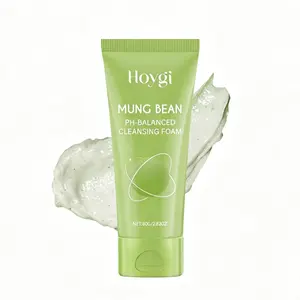 Skin cleansing foam | mung bean pH balance cleansing foam 2.82oz | moisturizing not tight, Hydrating, specially for pore care and soothing | foaming cleanser suitable for all skin types | Facial Cleansing
