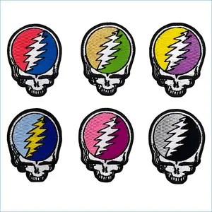 Grateful Dead - Steal Your Face Variety Patch Pack of 6