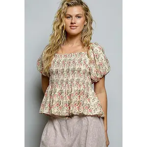 Bella Floral Babydoll Top