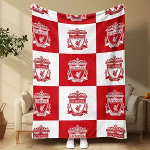 Liverpool Football Club Large Blanket, Super Soft Woolen Throw, New Design, Perfect Gift for Fans & Home Decor, Cozy Throw Blanket
