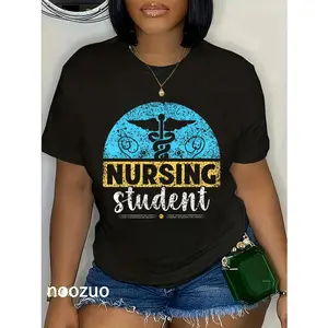 100% Cotton Nursing Student Study Nurse Graduate Nursing School T-Shirt