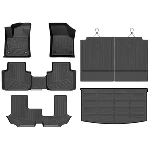 Depituu Floor Mats For Volkswagen Atlas,All Weather Floor Mats,Waterproof Anti-slip Durable Floor Mats Car Accessories Autos Protector Automotive,auto accessories,car essentials,rush new kit,bedazzled pads custom  floor  mat  page sliding Car Dashboard Ga